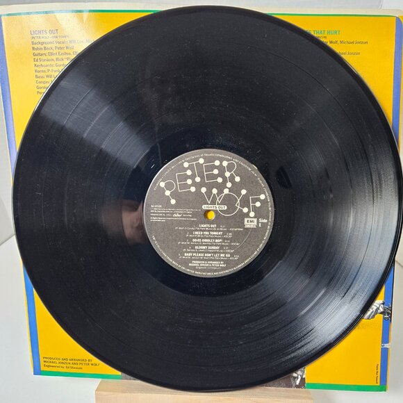 Peter Wolf, Lights Out Vinyl Record - Picture 5 of 6